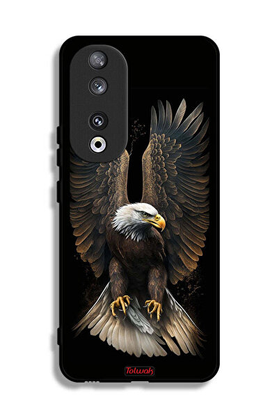 Tolwak غطاء حماية لهاتف Honor 90 بتصميم أجنحة النسر المنتشر