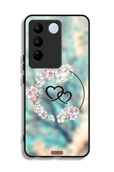 Tolwak غطاء حماية لهاتف Vivo S16 بتصميم قلوب في فن الخاتم