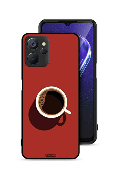 Tolwak غطاء حماية لهاتف Realme 9i 5G بفن فنجان القهوة