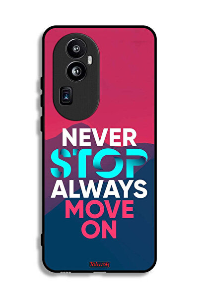 Tolwak جراب حماية Oppo Reno10 Pro Plus لا تتوقف أبدًا، تحرك دائمًا