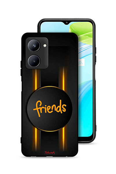 Tolwak Realme C33 Protective Case Cover Friends