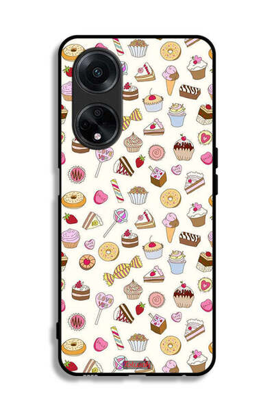 Tolwak غطاء حماية لهاتف Oppo F23 5G بنمط العناصر المفضلة