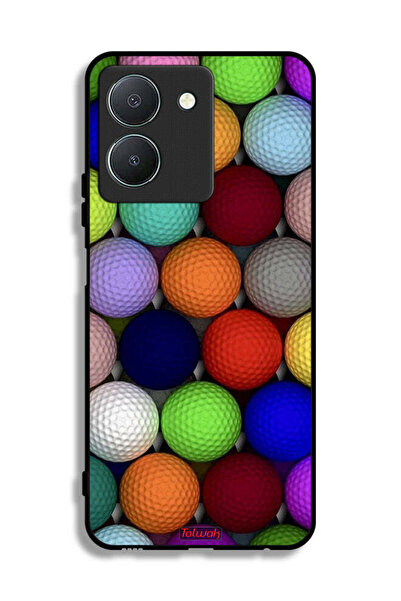 Tolwak Vivo Y36 4G Protective Case Cover Balls Abstract Art