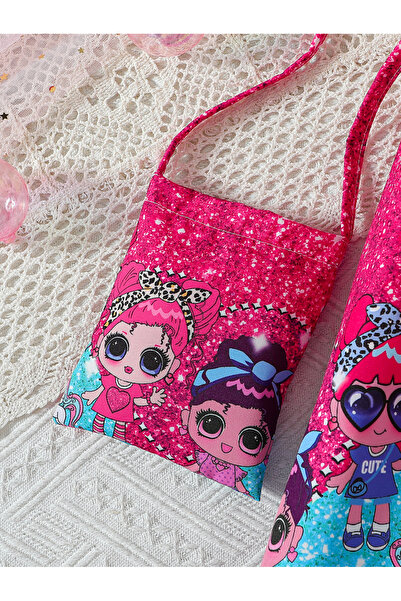 Take Two By Styli Embellished Color Block Round Neck Knee-Length Dress with Bag