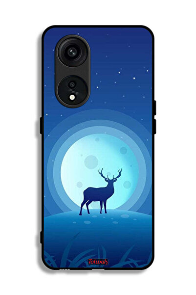 Tolwak غطاء حماية لهاتف Oppo Reno 8T 5G بتصميم غزال