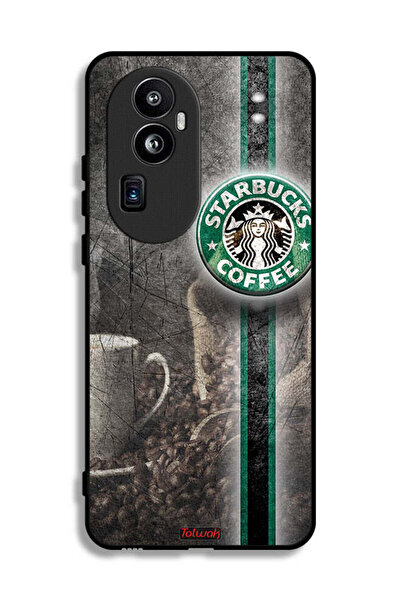 Tolwak غطاء حماية لهاتف Oppo Reno10 Pro Plus - تصميم فن القهوة