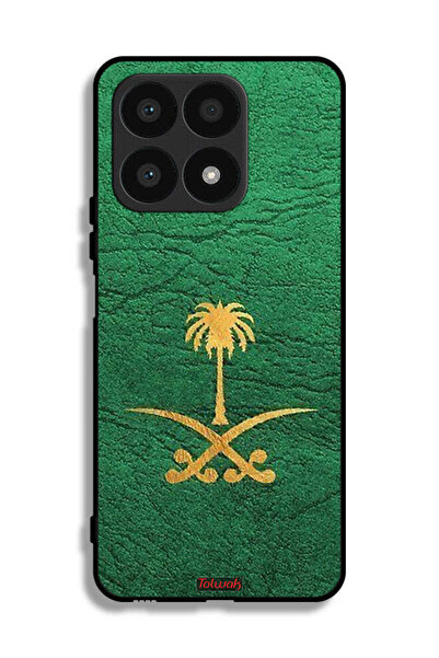 Tolwak غطاء حماية لهاتف Honor X8a - علامة المملكة العربية السعودية - جلد