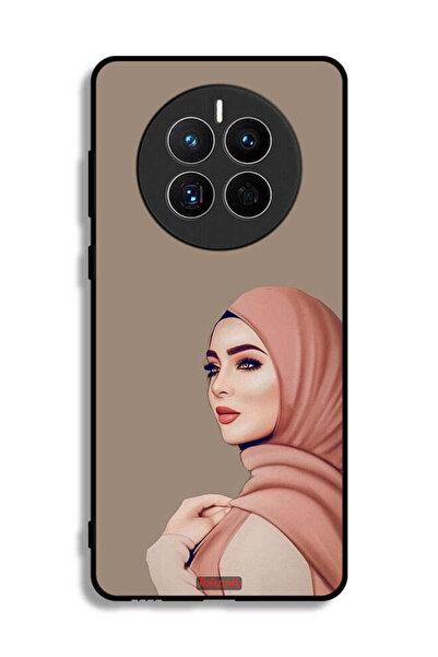 Tolwak غطاء حماية لهاتف هواوي ميت 50 إي - فتاة محجبة جميلة