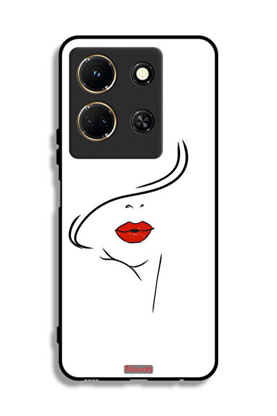 Tolwak غطاء حماية لهاتف Infinix Note 30 برسومات وجه فتاة