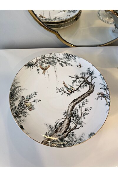 Dekordan House Plomo 4'lü Servis Tabağı 27cm