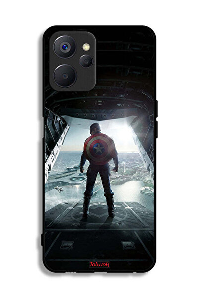 Tolwak Realme 9i 5G Protective Case Cover Portrait Display Captain America