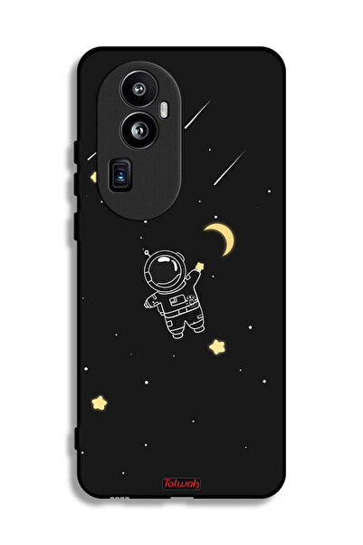 Tolwak غطاء حماية لهاتف Oppo Reno10 Pro Plus - مشبك فني لرائد فضاء