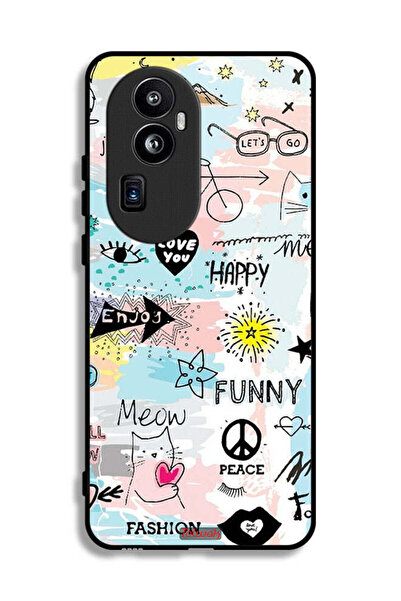 Tolwak غطاء حماية لهاتف Oppo Reno10 Pro Plus - أحبك - علامات