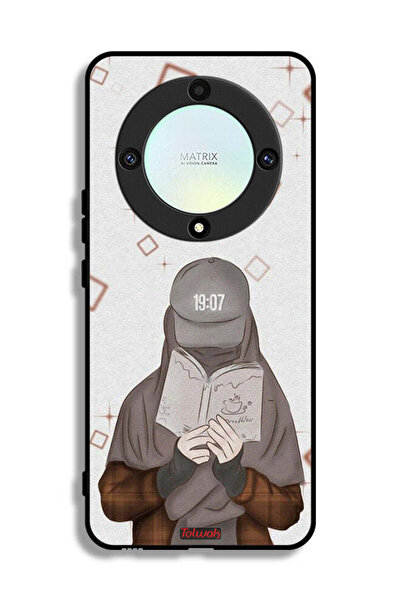Tolwak غطاء حماية لهاتف Honor X9a - فتاة تقرأ فنًا
