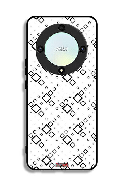 Tolwak غطاء حماية لهاتف Honor X9a - مربع، فن تجريدي رقمي