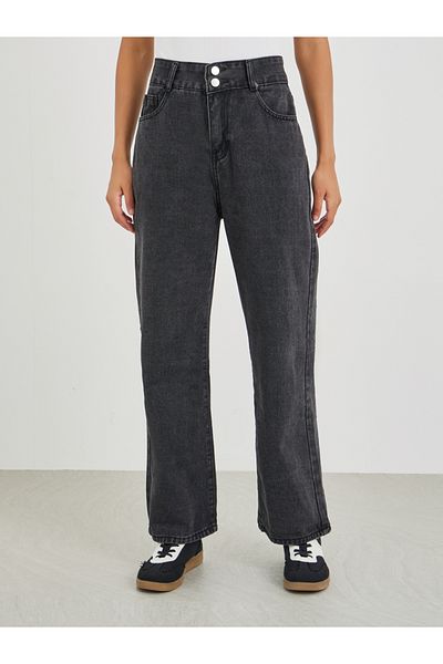 Styli Mid Rise Straight Fit Jeans