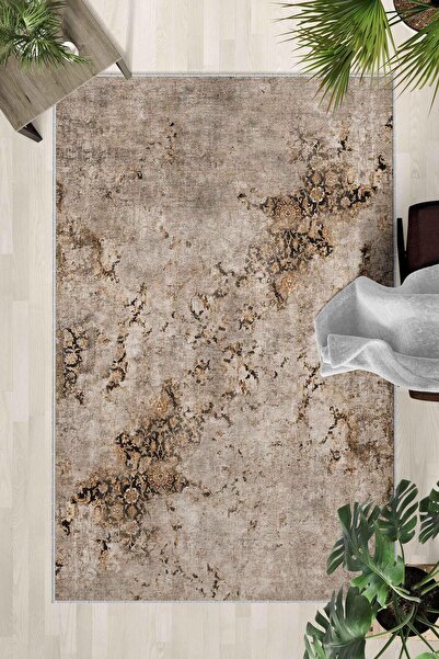 Monnhein Covor lavabil cu bază anti-alunecare – Covor modern cu imprimare dig...