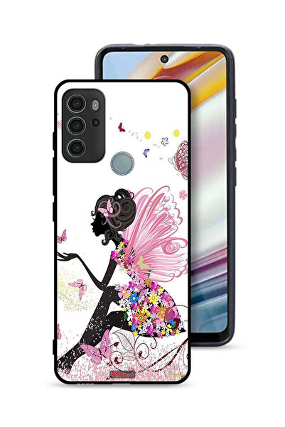 Tolwak غطاء حماية موتورولا موتو جي 60 إس بتصميم فتاة الفراشة