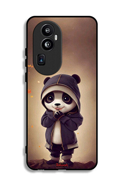 Tolwak غطاء حماية لهاتف Oppo Reno10 Pro Plus - بنمط الباندا الصغير اللطيف