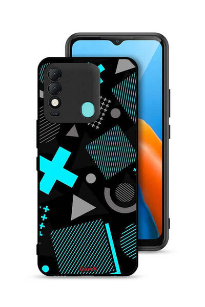 Tolwak غطاء حماية لهاتف Tecno Spark 8 برسومات أيقونات لعبة الحبار