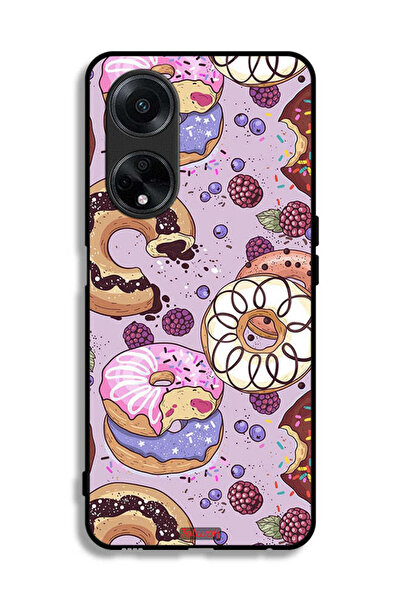 Tolwak غطاء حماية لهاتف Oppo A1 5G برسومات دونات فنية