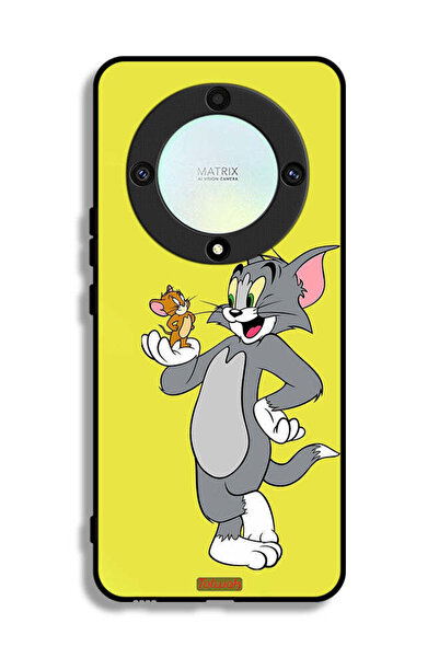 Tolwak غطاء حماية لهاتف Honor X9a بتصميم توم وجيري
