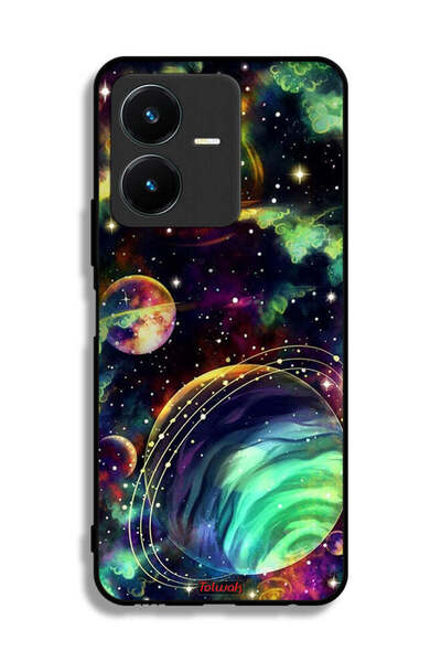 Tolwak غطاء حماية لجهاز Vivo Y22s بنقشة الكواكب