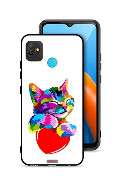 Tolwak Tecno Pop 5 Protective Case Cover Colourful Kitten
