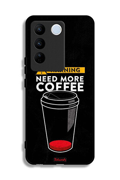 Tolwak غطاء حماية Vivo V27 Pro - هل تحتاج إلى المزيد من القهوة؟