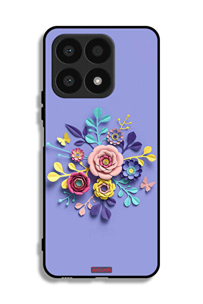 Tolwak Honor X8a Protective Case Cover Flowers Art