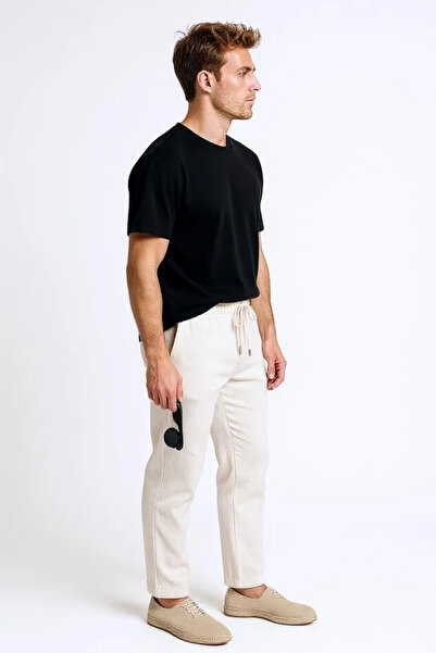 MD1974 Drawstring Linen Trousers