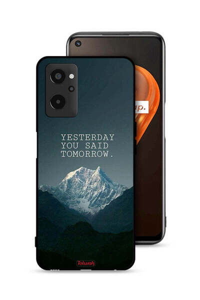 Tolwak غطاء حماية لهاتف Realme 9i 4G مكتوب عليه "أمس قلت غدًا"