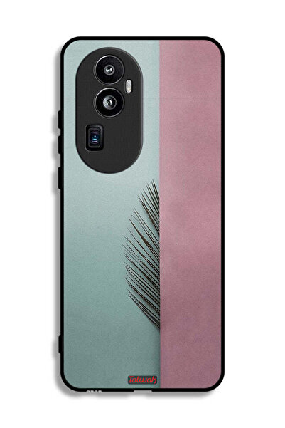 Tolwak غطاء حماية لهاتف Oppo Reno10 Pro Plus بتصميم نصف أوراق