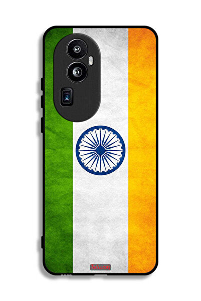 Tolwak غطاء حماية لهاتف Oppo Reno10 Pro Plus بطبعة علم هندي مضيء
