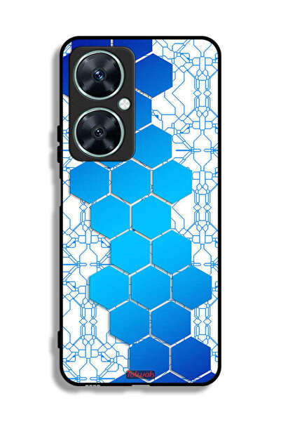 Tolwak غطاء حماية لهاتف هواوي نوفا 11i بتصميم أيقونات سداسية الشكل على شكل خل...