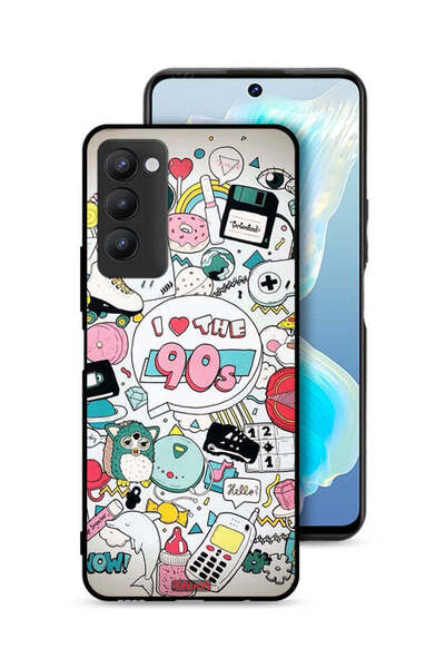 Tolwak غطاء حماية لهاتف تكنو كامون 18 - أحب التسعينيات