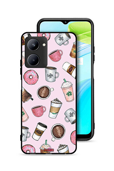 Tolwak Realme C33 Protective Case Cover Coffee Lover Art