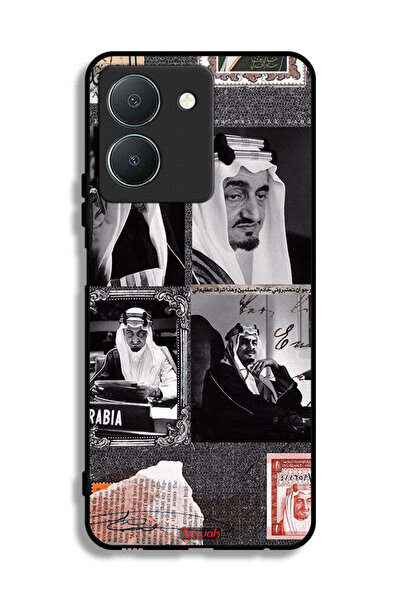 Tolwak غطاء حماية لهاتف Vivo Y36 5G، ملصق الملك فيصل العتيق