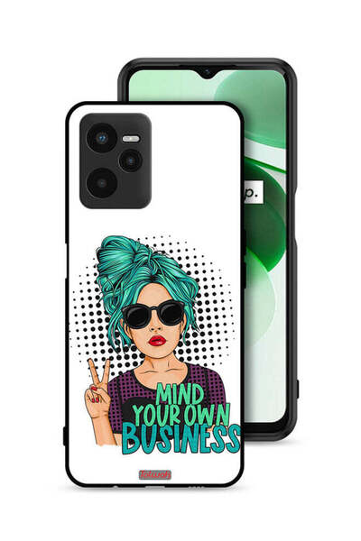 Tolwak Realme C35 Protective Case Cover Mind Your Own Business