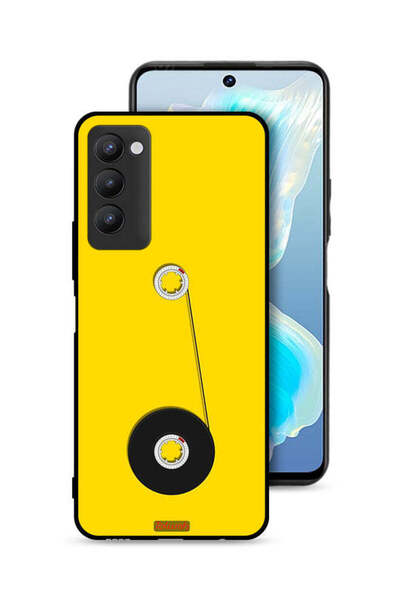 Tolwak غطاء حماية لهاتف تكنو كامون 18 - تصميم عجلة الكاسيت