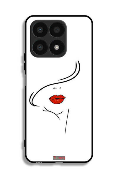 Tolwak Honor X8a Protective Case Cover Girl Face Art