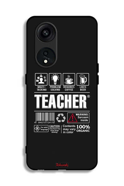 Tolwak غطاء حماية لهاتف Oppo Reno 8T 5G، ملصق المعلم