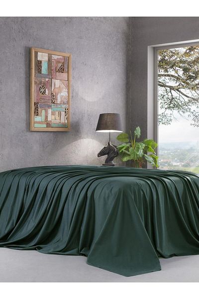 Karna Home Double Classic Cotton Satin Sheet