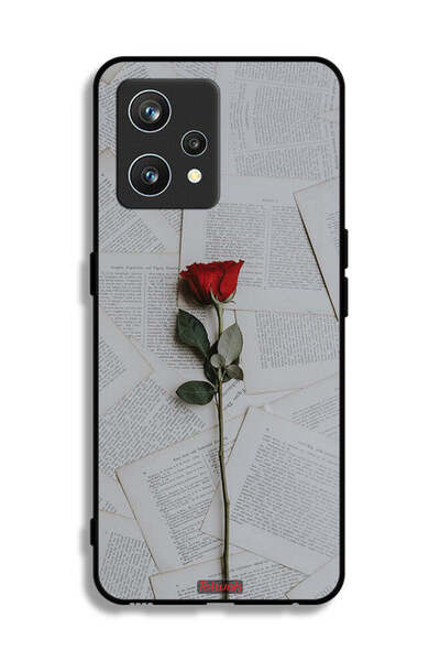 Tolwak غطاء حماية لجهاز Realme 9 Pro Plus وردي على ورق