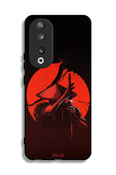 Tolwak غطاء حماية لهاتف Honor 90 بتصميم محارب السيف