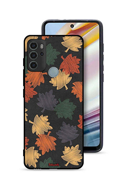 Tolwak غطاء حماية لهاتف موتورولا موتو جي 60 إس بطبعة أوراق الخريف