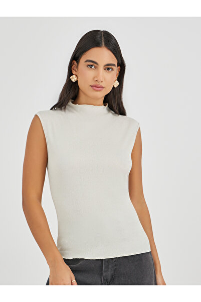 Styli بلوزة بدون أكمام ذات نسيج