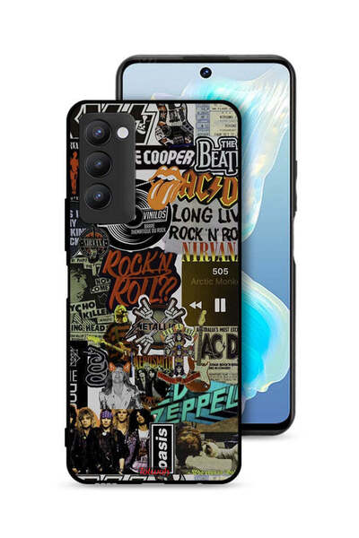 Tolwak غطاء حماية لهاتف تكنو كامون 18، تحيا موسيقى الروك أند رول