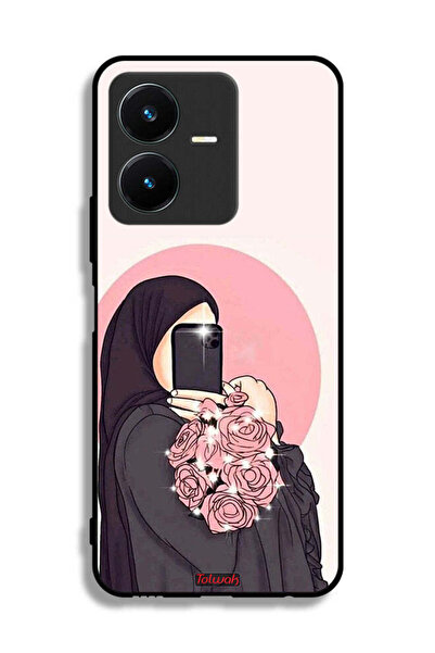 Tolwak غطاء حماية لهاتف Vivo Y22 - فن التقاط صور سيلفي مع حمل الزهور