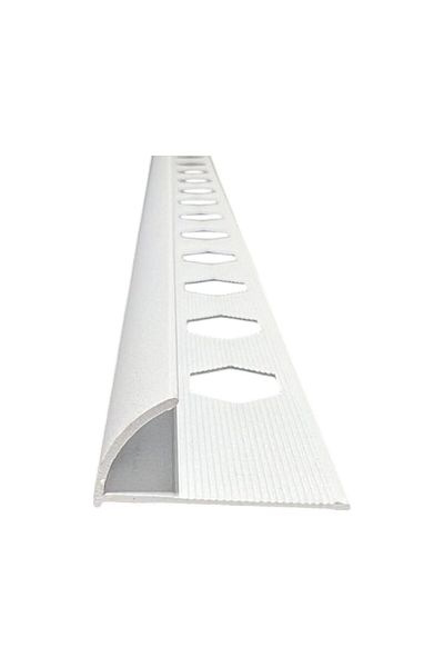 LANDBUILD TA001-WM-12H Matte White Twisted Decorative Corner 2.50m